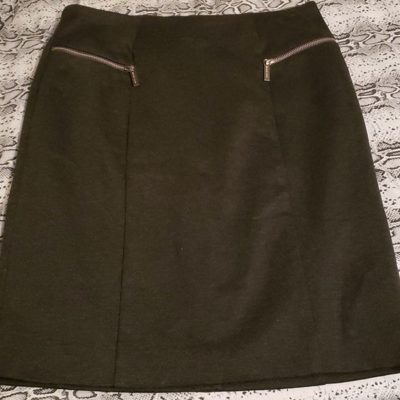 Michael Kors Charcoal Grey Pencil Skirt Size 8 - Picture 1 of 6